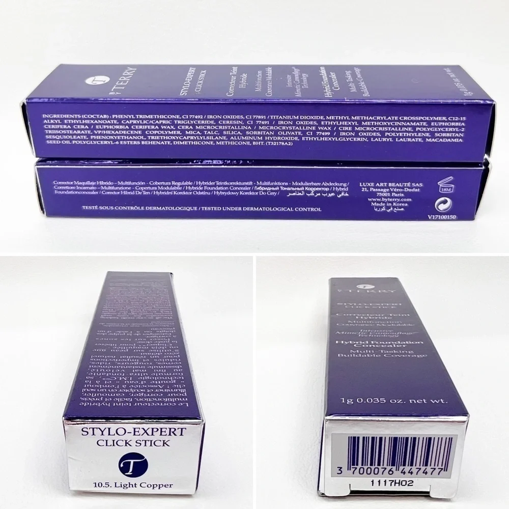 By Terry Concealer Light Copper 10.5 Stylo-Expert Click Stick Hybrid New NWT NIP